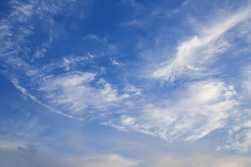 Blue sky and white clouds