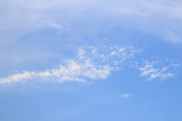 Blue sky and white clouds