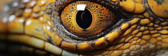 turtle's eye panorama close up background
