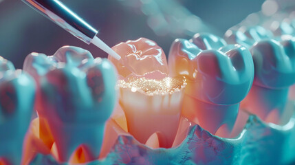 Explore the application of nanotechnology in dental care, where nanomaterials strengthen tooth enamel and deliver targeted therapies for cavity prevention and treatment,