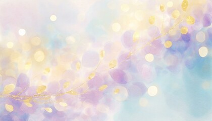 Fototapeta premium Dreamy watercolor style illustration