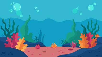 Exploring the Vibrant World Beneath Illustration of a Coral Reef
