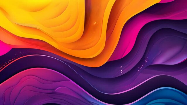 Abstract wavy background. Vector illustration. Can be used for wallpaper, web page background, book cover.