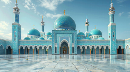 Fototapeta premium Highlight the cultural significance of Eid al-Fitr in April.