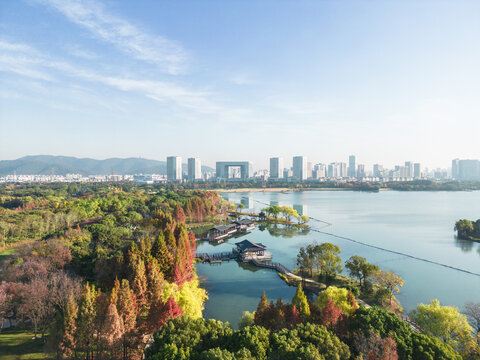 The Taihu Lake Lake and Urban Scenery