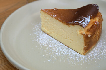Sweet delicious  cheese cake close up