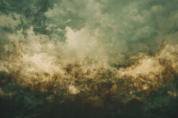 abstract grunge background, green and brown tones