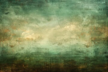 abstract grunge background, green and brown tones