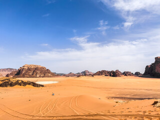 Fototapeta na wymiar Wadi Rum Jordan