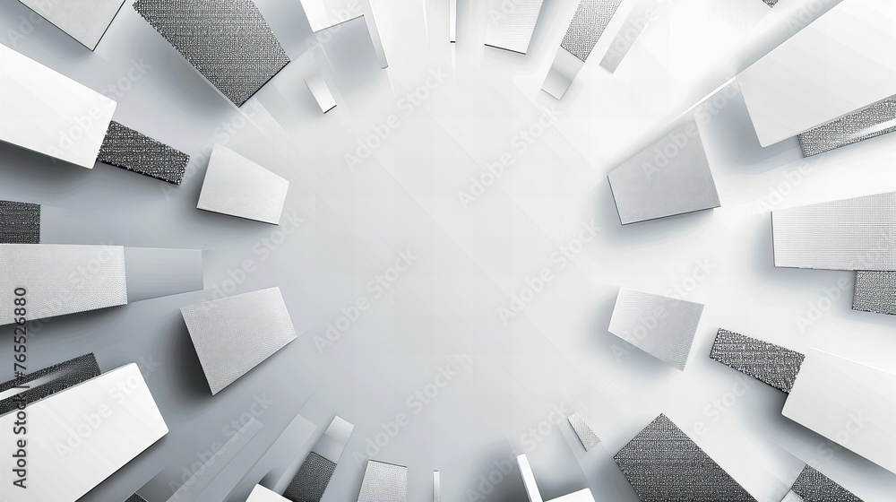 Poster abstract geometric pattern in a modern design, featuring clean lines and futuristic shapes for a sop