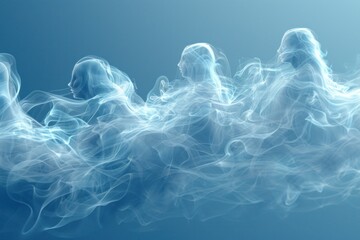 Abstract Smoke Figures: The Art of Art Images on a Transparent Canvas