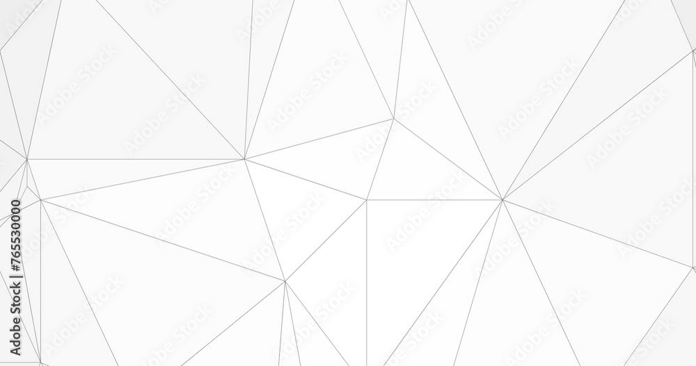 Poster abstract white background with geometric low poly design and thin lines in vertical motion. minimali
