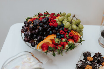 fruit salad in a bowl