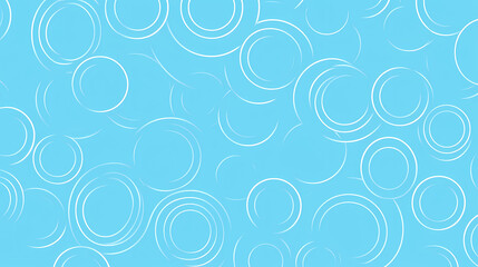 Wavy and swirl brush strokes seamless pattern