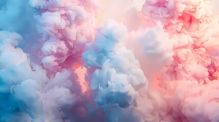 Soft Tones of Dynamic Movement Background. A Colorful Dream