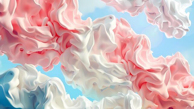 Pastel Dream Background. A Fluid Dance of Colors