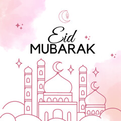 eid mubarak greetings template