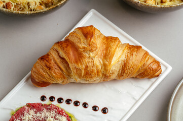 Food from the restaurant for the menu