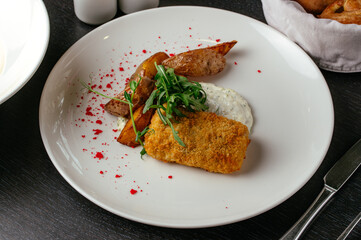 Food from the restaurant for the menu