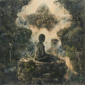 buddha statue in the lotus position