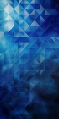 Abstract Blue Polygonal Texture Background: Blurry Triangle Design.