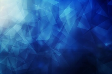 Obraz premium Abstract Blue Polygonal Texture Background: Blurry Triangle Design.