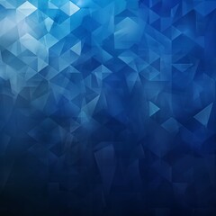 Obraz premium Abstract Blue Polygonal Texture Background: Blurry Triangle Design.