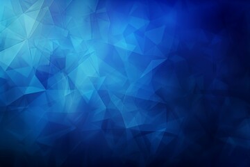 Obraz premium Abstract Blue Polygonal Texture Background: Blurry Triangle Design.