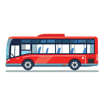 bus car vehicle transport icon vector illustration