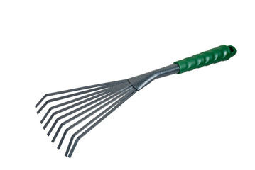 Isolated wire-tooth rake