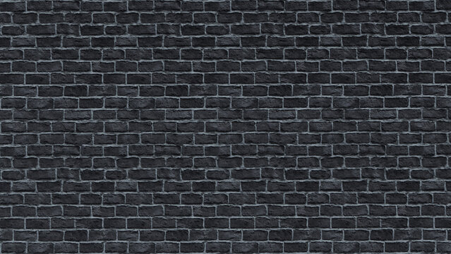 Brick pattern natural dark black for interior floor and wall materials