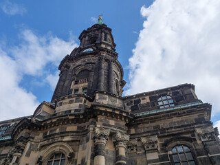 Fototapeta na wymiar Die Altstadt von Dresden in Sachsen