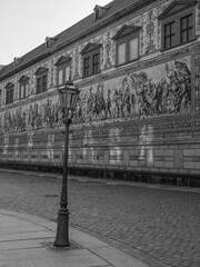 Die Altstadt von Dresden in Sachsen