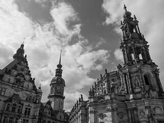 Fototapeta na wymiar Die Altstadt von Dresden in Sachsen