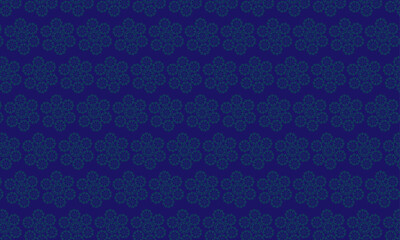 Creative seamless pattern with flowers