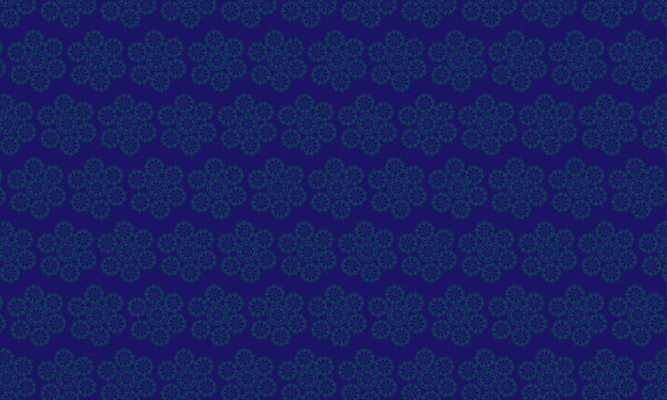Creative seamless pattern with flowers