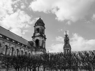 Die Altstadt von Dresden in Sachsen