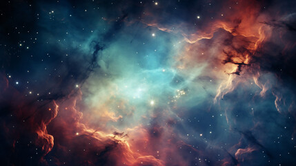 Nebula on a background of outer space .. - obrazy, fototapety, plakaty