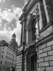 Die Altstadt von Dresden in Sachsen