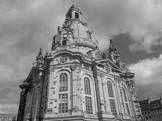Die Altstadt von Dresden in Sachsen