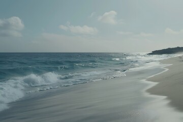 Soothing Beach Sunrise in H5: Embrace the Gentle Pastels and Calm Ocean Melodies