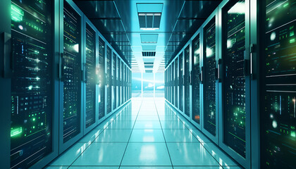 Digital Fortitude Artificial Intelligence Safeguarding Big Data networking cable management server data room