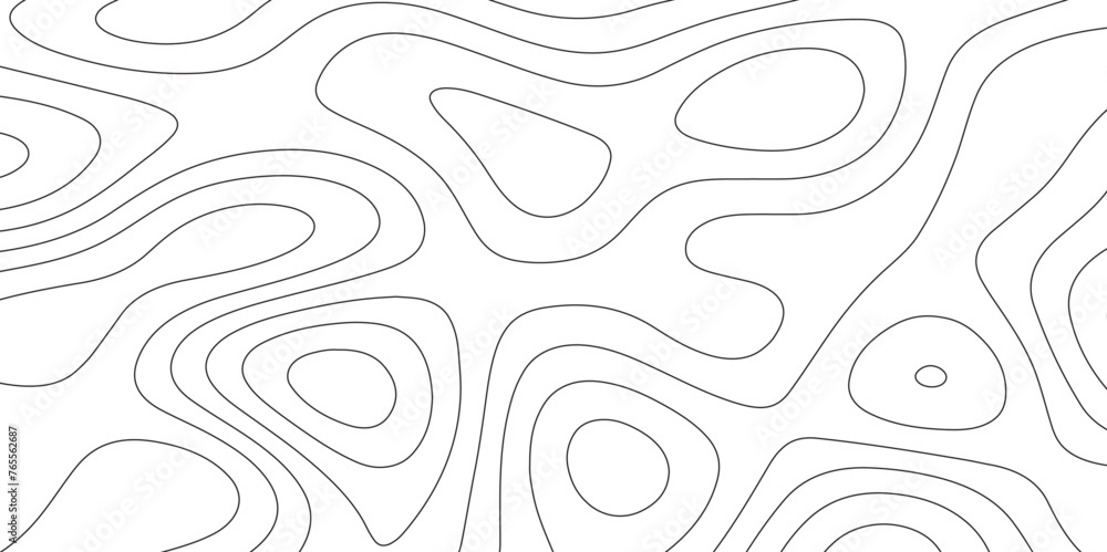 Poster abstract design with seamless pattern with lines topographic map. geographic mountain relief. retro 