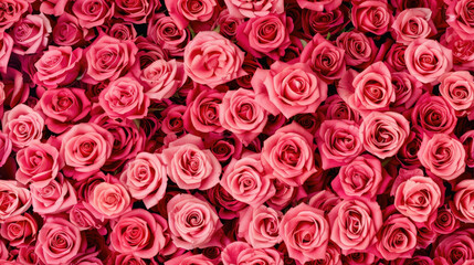 Pink roses wallpaper suitable for backgrounds, greeting cards, floral design projects, and romanticthemed graphics. Bright and feminine aesthetic.