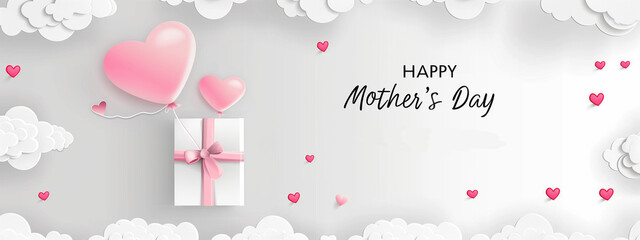 mother's day greeting card, gift, hearts