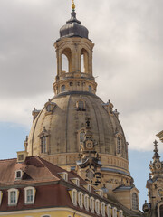 Die Alstadt von Dresden in Sachsen