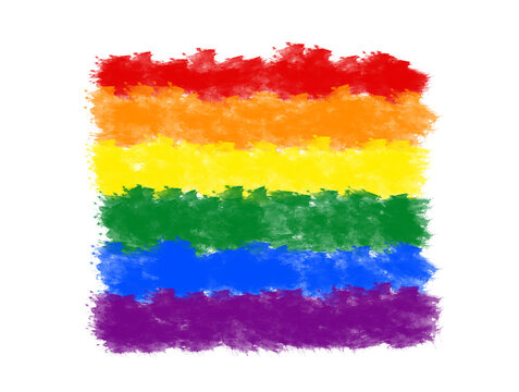LGBT Concept. Flag Pride Rainbow Lgbt Lesbian.