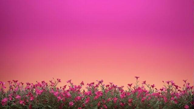  Pink blossoms dote a serene landscape, set against a tranquil backdrop of pastel skies A stunning image of nature's beauty at its finest