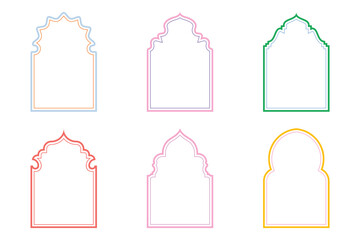 Islamic Emblem Design Bold Line- SET - 6