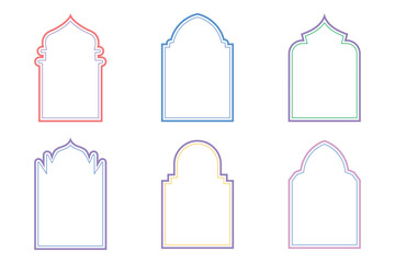 Islamic Emblem Design Bold Line- SET - 6